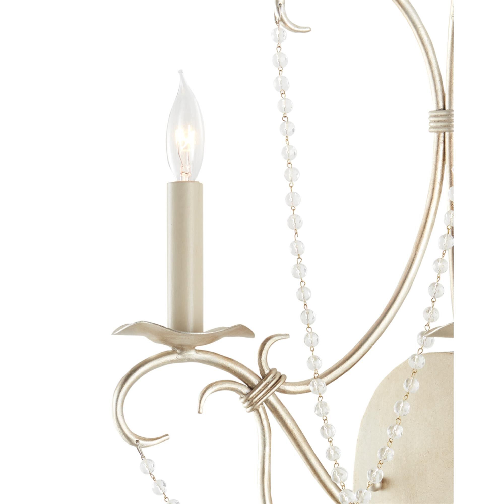 Crystal Lights 22 Inch Wall Sconce,